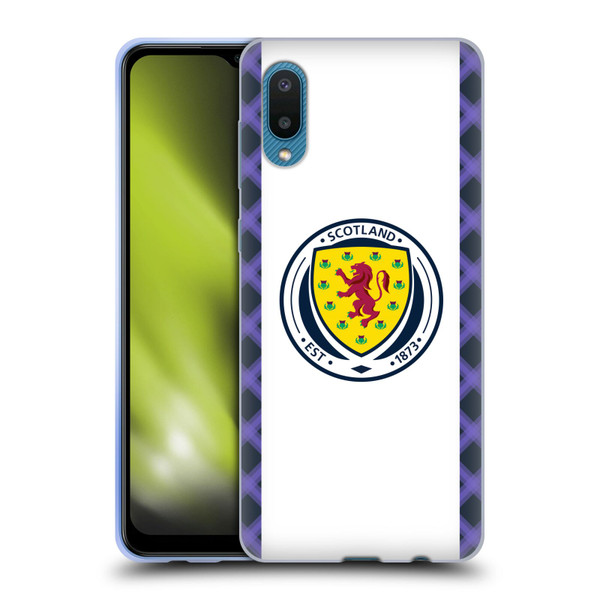 Scotland National Football Team 2022/23 Kits Away Soft Gel Case for Samsung Galaxy A02/M02 (2021)