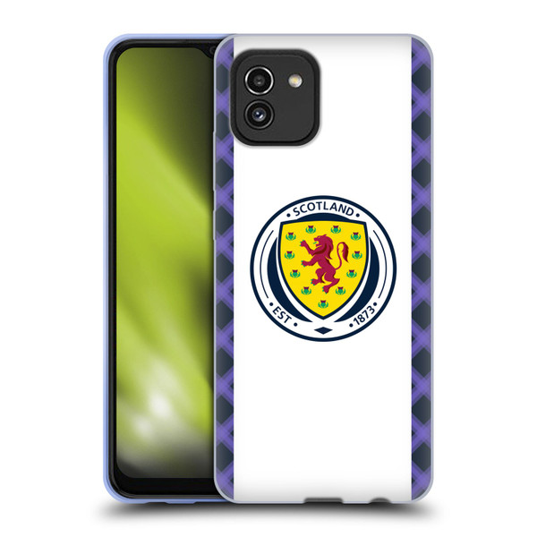 Scotland National Football Team 2022/23 Kits Away Soft Gel Case for Samsung Galaxy A03 (2021)