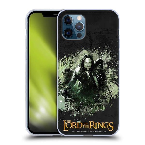 The Lord Of The Rings The Fellowship Of The Ring Character Art Aragorn Soft Gel Case for Apple iPhone 12 / iPhone 12 Pro