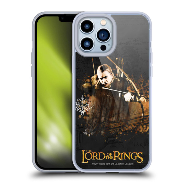 The Lord Of The Rings The Fellowship Of The Ring Character Art Legolas Soft Gel Case for Apple iPhone 13 Pro Max