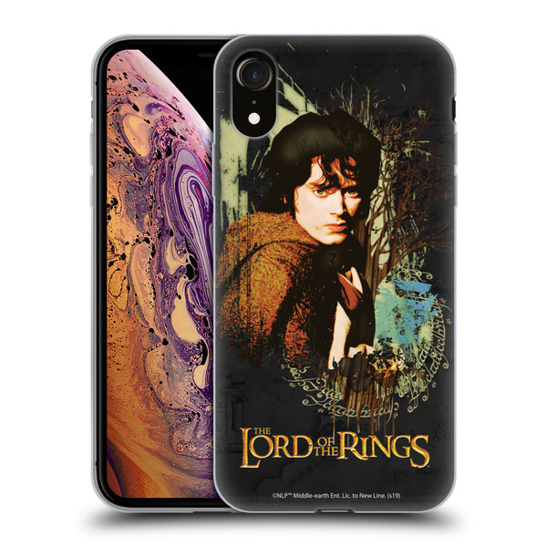 The Lord Of The Rings The Fellowship Of The Ring Character Art Frodo Soft Gel Case for Apple iPhone XR