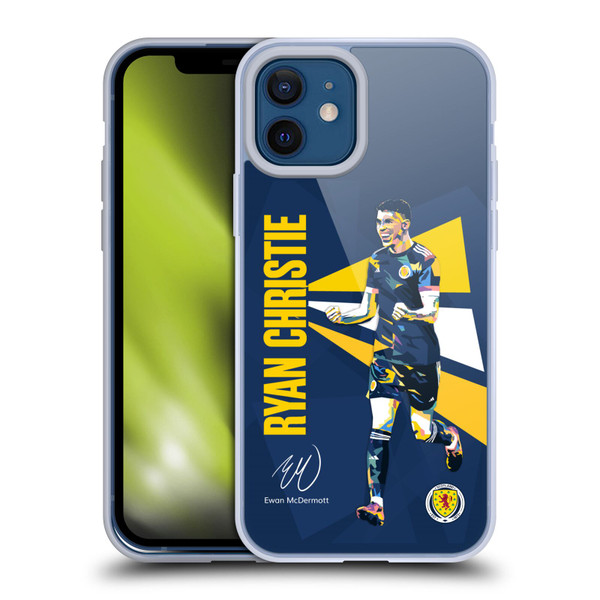 Scotland National Football Team Players Ryan Christie Soft Gel Case for Apple iPhone 12 / iPhone 12 Pro