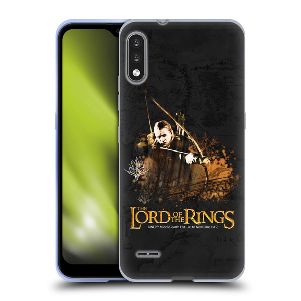 The Lord Of The Rings The Fellowship Of The Ring Character Art Legolas Soft Gel Case for LG K22