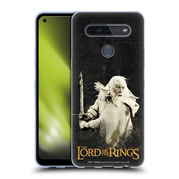 The Lord Of The Rings The Fellowship Of The Ring Character Art Gandalf Soft Gel Case for LG K51S