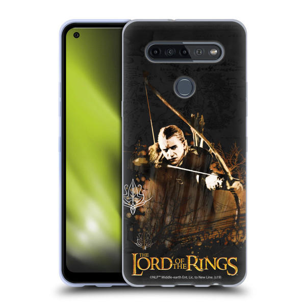 The Lord Of The Rings The Fellowship Of The Ring Character Art Legolas Soft Gel Case for LG K51S