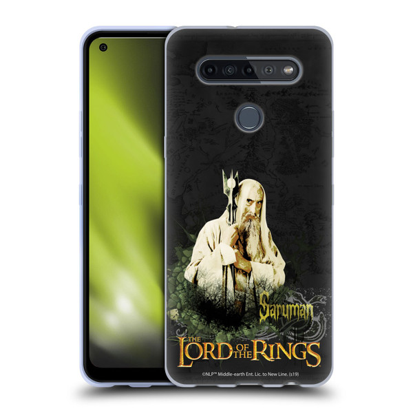 The Lord Of The Rings The Fellowship Of The Ring Character Art Saruman Soft Gel Case for LG K51S