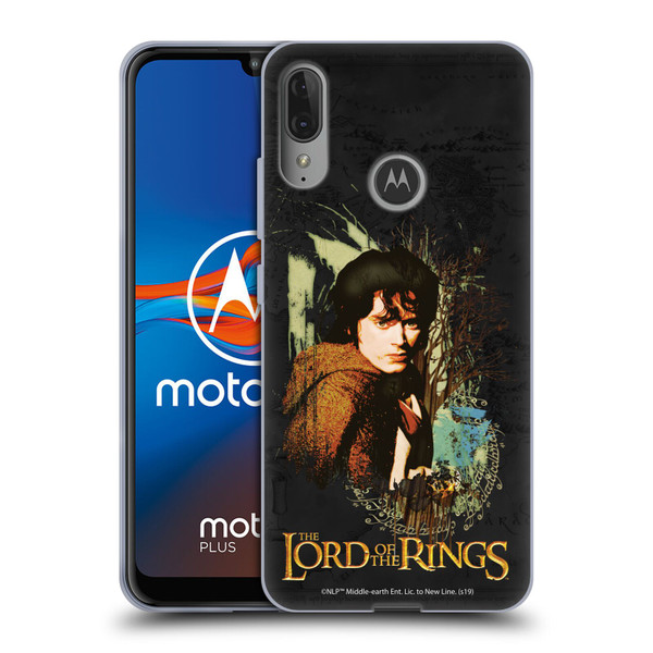 The Lord Of The Rings The Fellowship Of The Ring Character Art Frodo Soft Gel Case for Motorola Moto E6 Plus