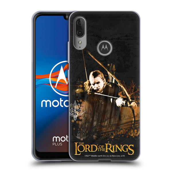 The Lord Of The Rings The Fellowship Of The Ring Character Art Legolas Soft Gel Case for Motorola Moto E6 Plus