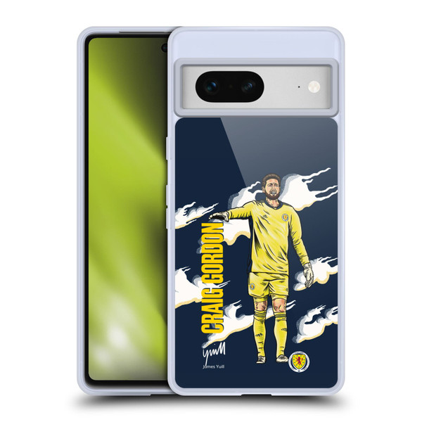 Scotland National Football Team Players Craig Gordon Soft Gel Case for Google Pixel 7