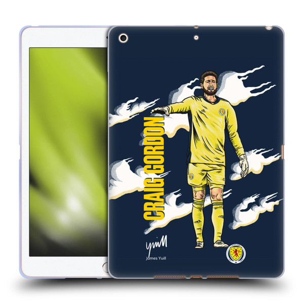 Scotland National Football Team Players Craig Gordon Soft Gel Case for Apple iPad 10.2 2019/2020/2021