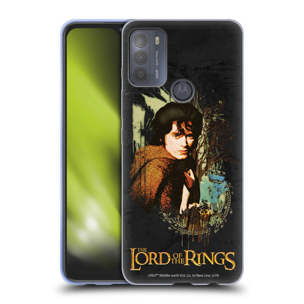 The Lord Of The Rings The Fellowship Of The Ring Character Art Frodo Soft Gel Case for Motorola Moto G50