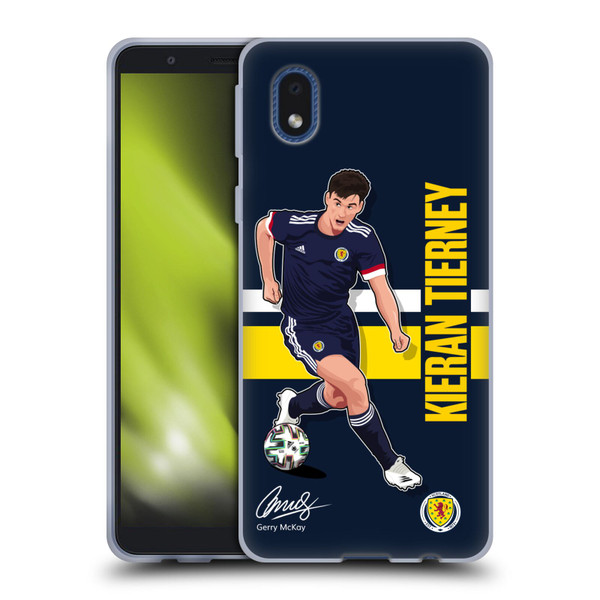 Scotland National Football Team Players Kieran Tierney Soft Gel Case for Samsung Galaxy A01 Core (2020)