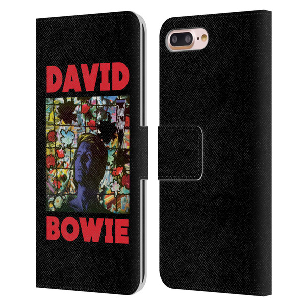 David Bowie Album Art Tonight Leather Book Wallet Case Cover For Apple iPhone 7 Plus / iPhone 8 Plus