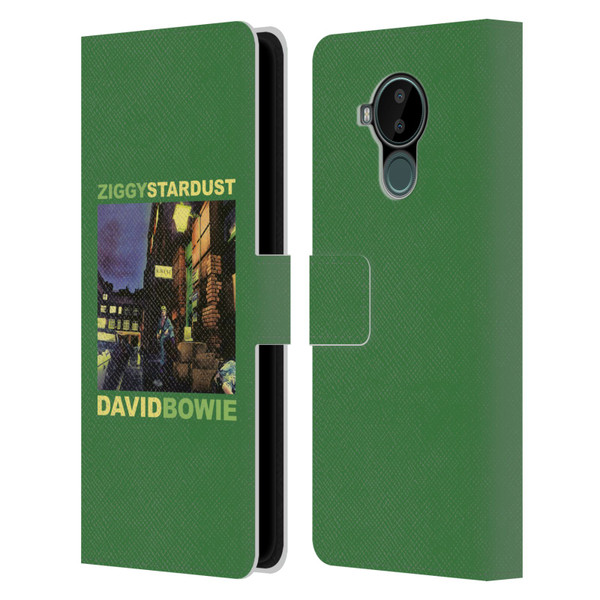 David Bowie Album Art Ziggy Stardust Leather Book Wallet Case Cover For Nokia C30