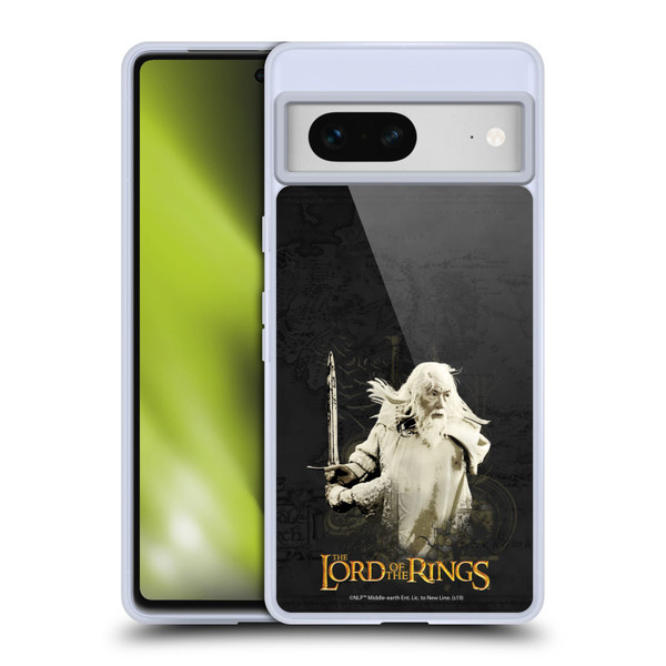 The Lord Of The Rings The Fellowship Of The Ring Character Art Gandalf Soft Gel Case for Google Pixel 7