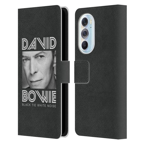 David Bowie Album Art Black Tie Leather Book Wallet Case Cover For Motorola Edge X30