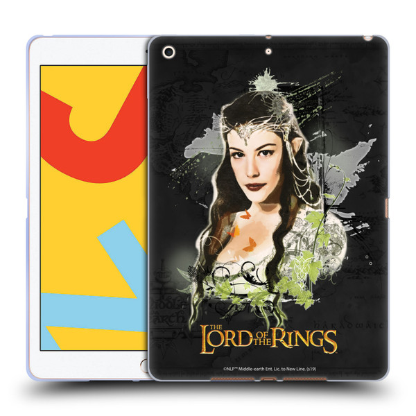 The Lord Of The Rings The Fellowship Of The Ring Character Art Arwen Soft Gel Case for Apple iPad 10.2 2019/2020/2021