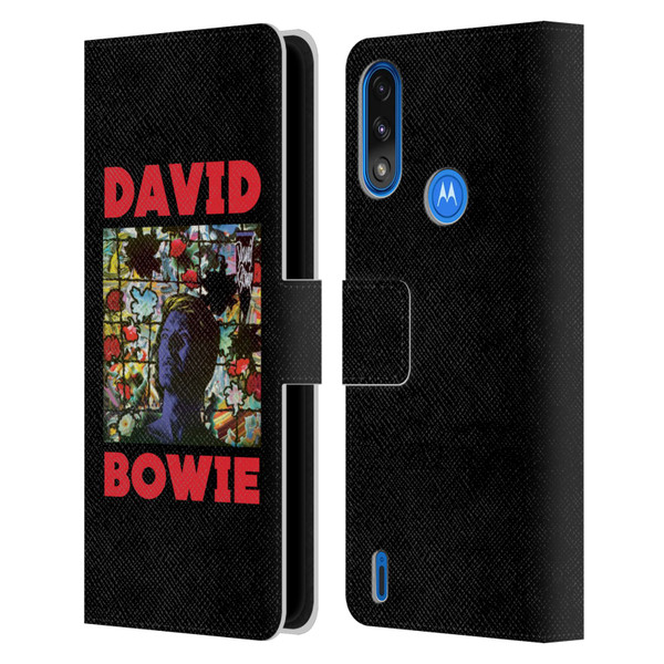 David Bowie Album Art Tonight Leather Book Wallet Case Cover For Motorola Moto E7 Power / Moto E7i Power