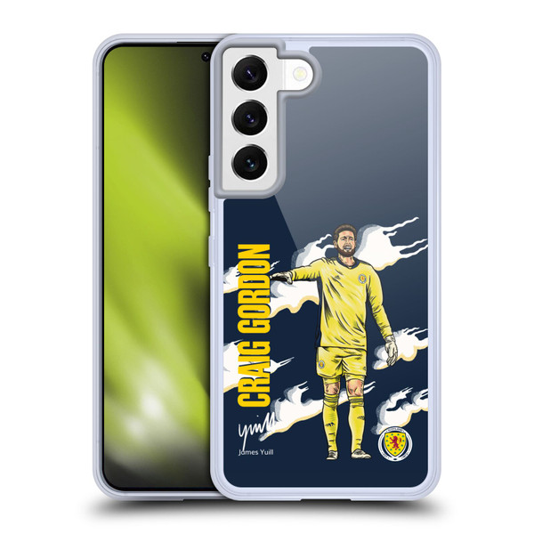 Scotland National Football Team Players Craig Gordon Soft Gel Case for Samsung Galaxy S22 5G