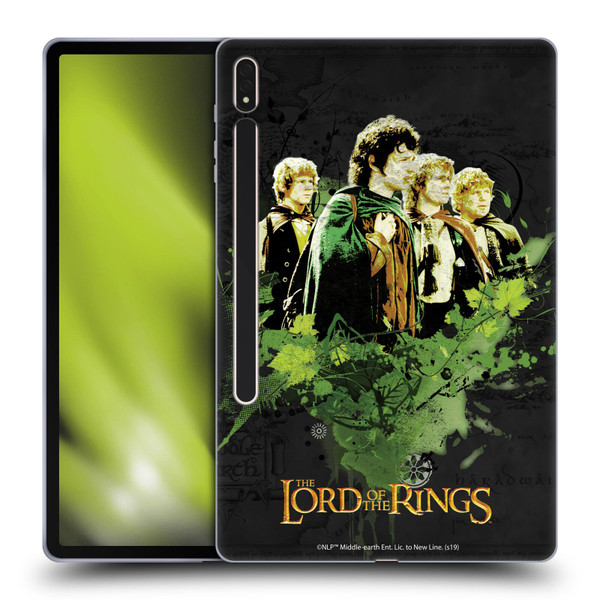 The Lord Of The Rings The Fellowship Of The Ring Character Art Group Soft Gel Case for Samsung Galaxy Tab S8 Plus