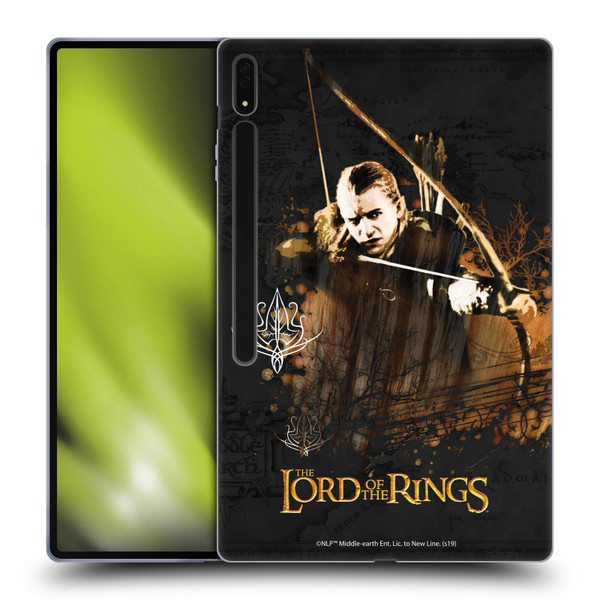 The Lord Of The Rings The Fellowship Of The Ring Character Art Legolas Soft Gel Case for Samsung Galaxy Tab S8 Ultra