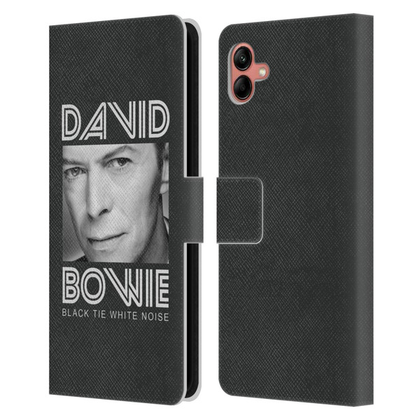 David Bowie Album Art Black Tie Leather Book Wallet Case Cover For Samsung Galaxy A04 (2022)