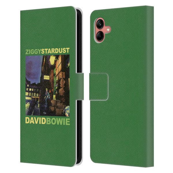 David Bowie Album Art Ziggy Stardust Leather Book Wallet Case Cover For Samsung Galaxy A04 (2022)