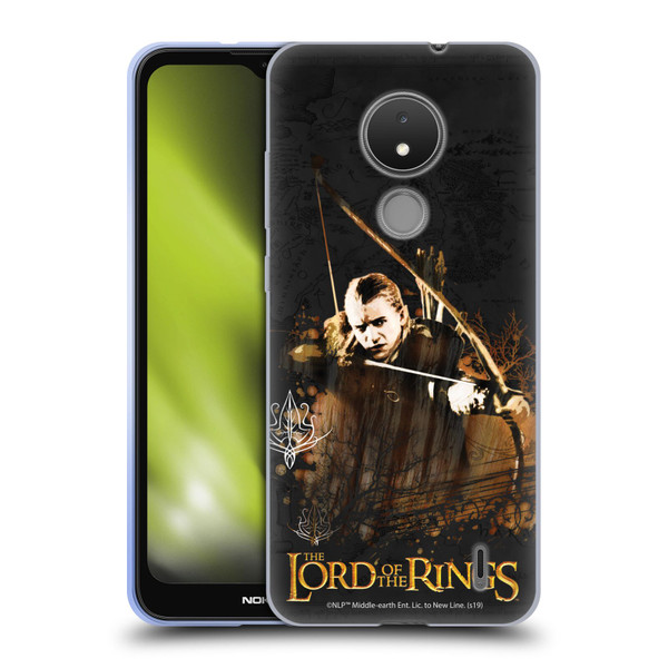 The Lord Of The Rings The Fellowship Of The Ring Character Art Legolas Soft Gel Case for Nokia C21