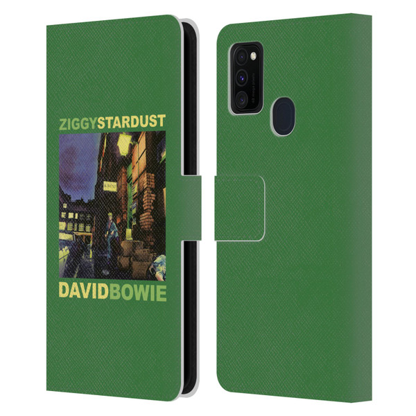 David Bowie Album Art Ziggy Stardust Leather Book Wallet Case Cover For Samsung Galaxy M30s (2019)/M21 (2020)