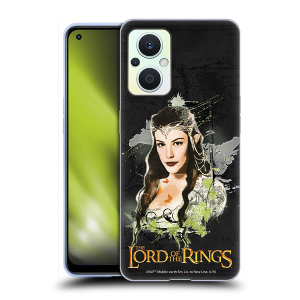 The Lord Of The Rings The Fellowship Of The Ring Character Art Arwen Soft Gel Case for OPPO Reno8 Lite