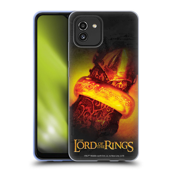 The Lord Of The Rings The Fellowship Of The Ring Character Art Ring Soft Gel Case for Samsung Galaxy A03 (2021)
