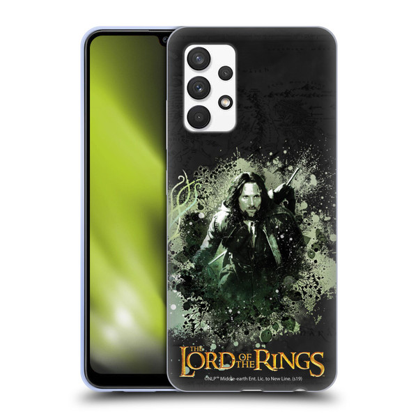 The Lord Of The Rings The Fellowship Of The Ring Character Art Aragorn Soft Gel Case for Samsung Galaxy A32 (2021)