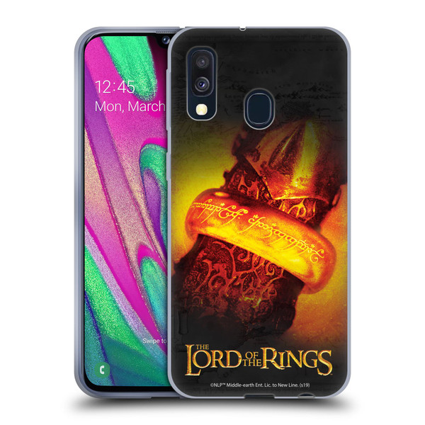 The Lord Of The Rings The Fellowship Of The Ring Character Art Ring Soft Gel Case for Samsung Galaxy A40 (2019)