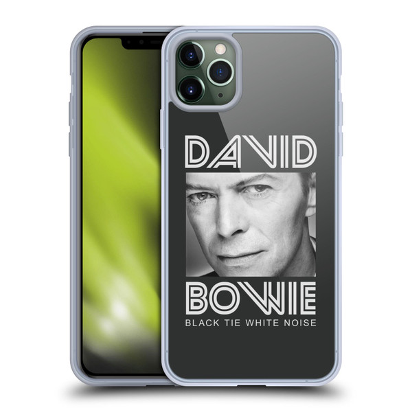 David Bowie Album Art Black Tie Soft Gel Case for Apple iPhone 11 Pro Max