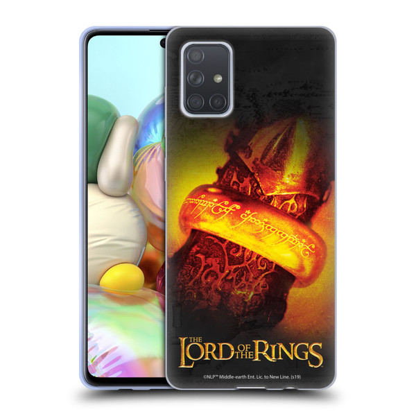 The Lord Of The Rings The Fellowship Of The Ring Character Art Ring Soft Gel Case for Samsung Galaxy A71 (2019)