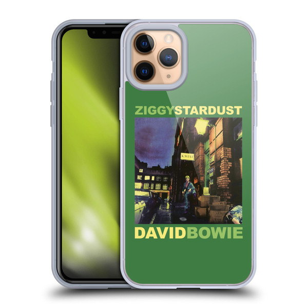 David Bowie Album Art Ziggy Stardust Soft Gel Case for Apple iPhone 11 Pro