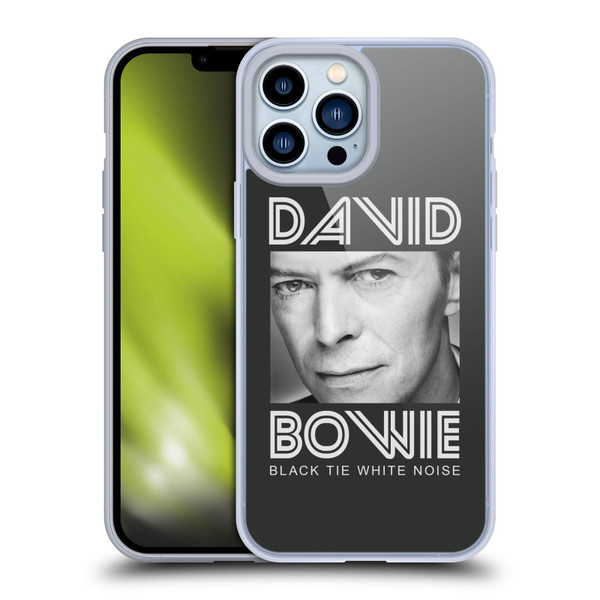 David Bowie Album Art Black Tie Soft Gel Case for Apple iPhone 13 Pro Max