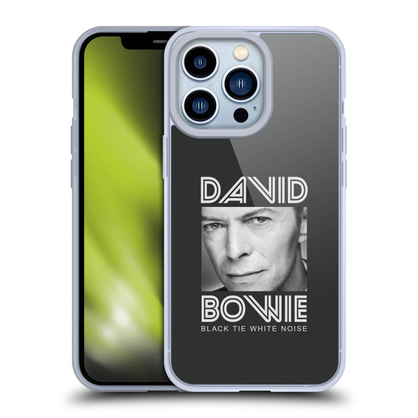 David Bowie Album Art Black Tie Soft Gel Case for Apple iPhone 13 Pro