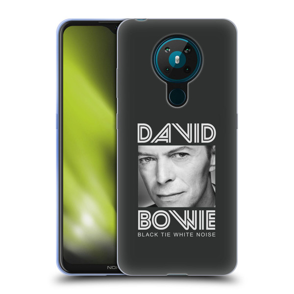 David Bowie Album Art Black Tie Soft Gel Case for Nokia 5.3