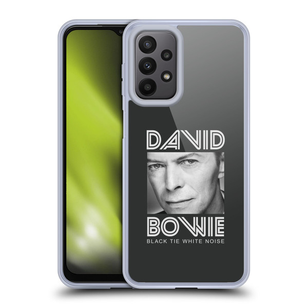 David Bowie Album Art Black Tie Soft Gel Case for Samsung Galaxy A23 / 5G (2022)