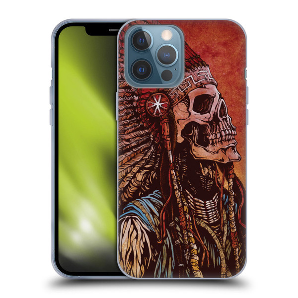 David Lozeau Colourful Grunge Native American Soft Gel Case for Apple iPhone 13 Pro Max