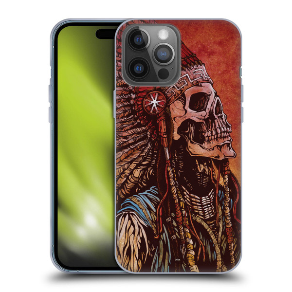 David Lozeau Colourful Grunge Native American Soft Gel Case for Apple iPhone 14 Pro Max