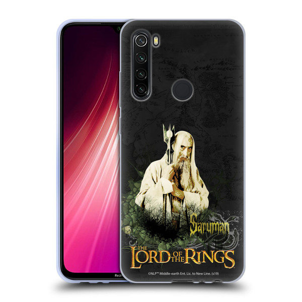 The Lord Of The Rings The Fellowship Of The Ring Character Art Saruman Soft Gel Case for Xiaomi Redmi Note 8T