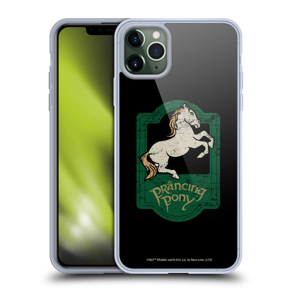 The Lord Of The Rings The Fellowship Of The Ring Graphics Prancing Pony Soft Gel Case for Apple iPhone 11 Pro Max