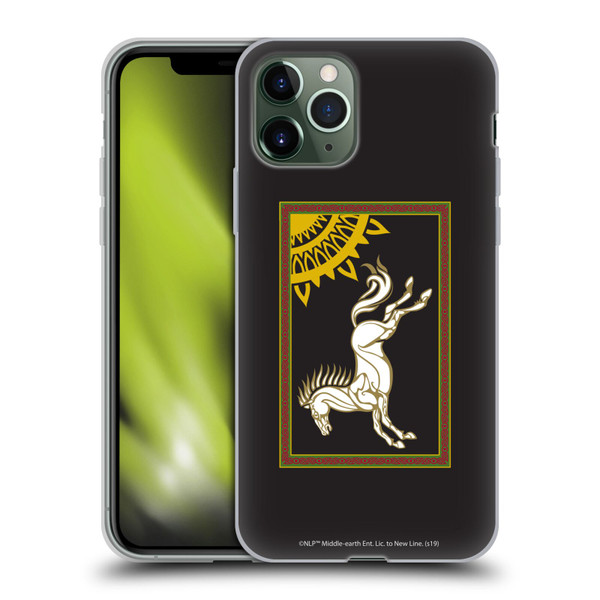 The Lord Of The Rings The Fellowship Of The Ring Graphics Flag Of Rohan Soft Gel Case for Apple iPhone 11 Pro