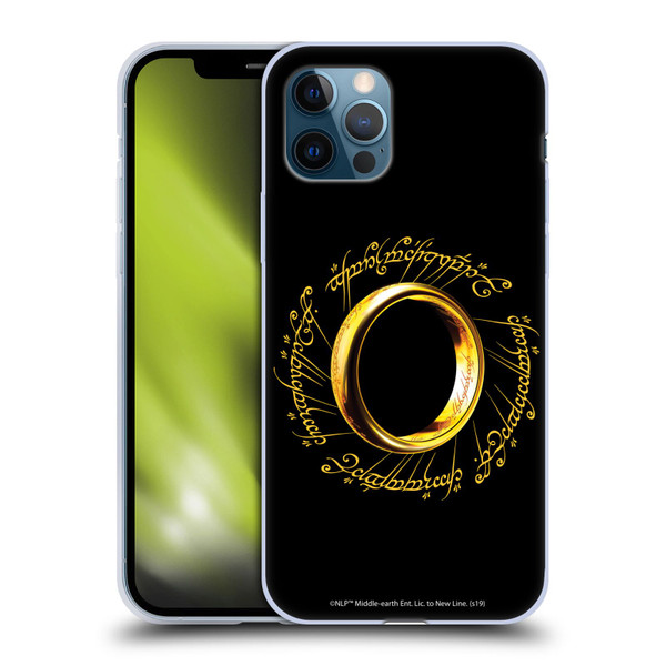 The Lord Of The Rings The Fellowship Of The Ring Graphics One Ring Soft Gel Case for Apple iPhone 12 / iPhone 12 Pro