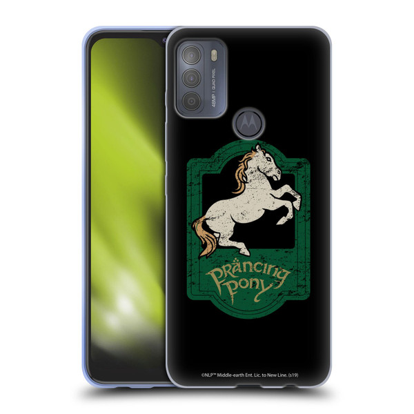 The Lord Of The Rings The Fellowship Of The Ring Graphics Prancing Pony Soft Gel Case for Motorola Moto G50