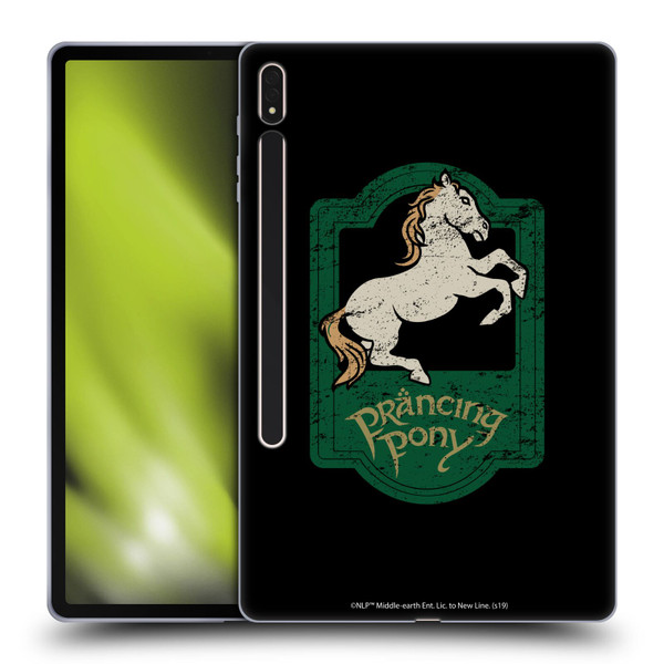 The Lord Of The Rings The Fellowship Of The Ring Graphics Prancing Pony Soft Gel Case for Samsung Galaxy Tab S8 Plus