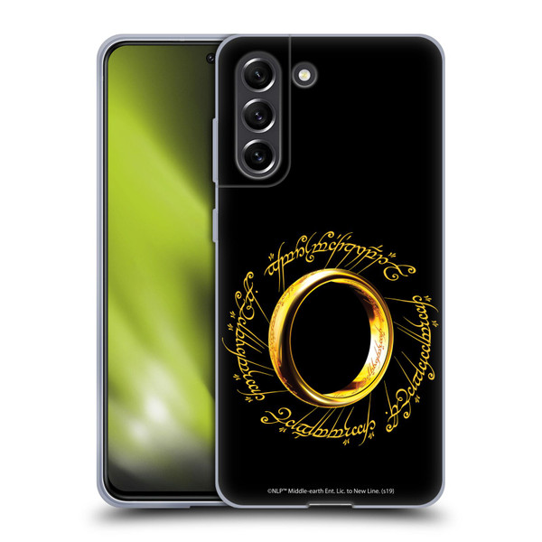 The Lord Of The Rings The Fellowship Of The Ring Graphics One Ring Soft Gel Case for Samsung Galaxy S21 FE 5G