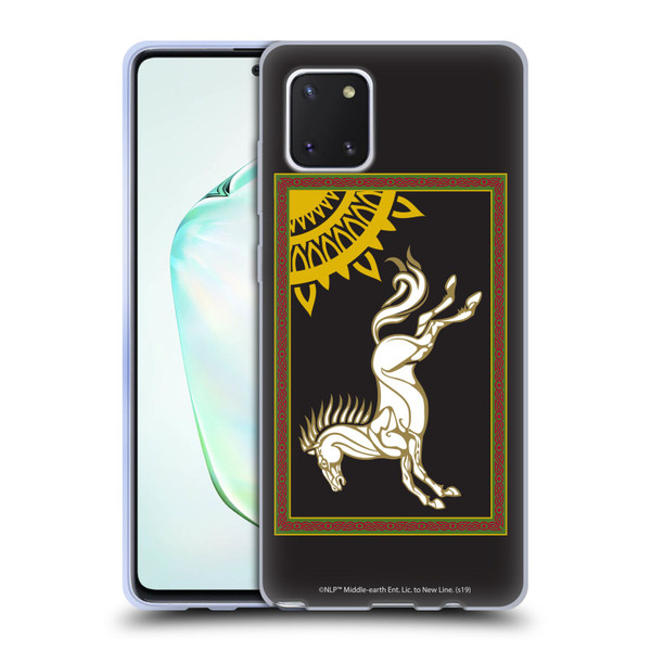 The Lord Of The Rings The Fellowship Of The Ring Graphics Flag Of Rohan Soft Gel Case for Samsung Galaxy Note10 Lite